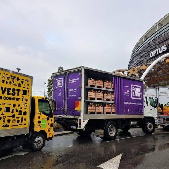 Foodbank and OzHarvest Truck